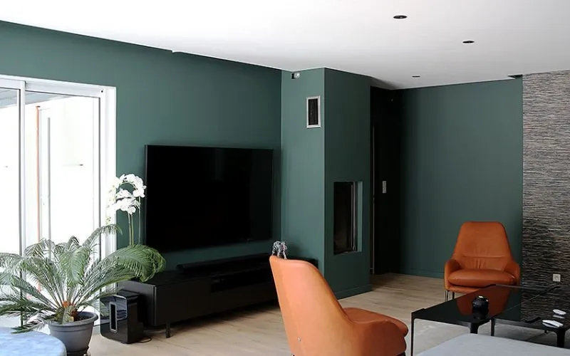 Réalisation de peinture uni d